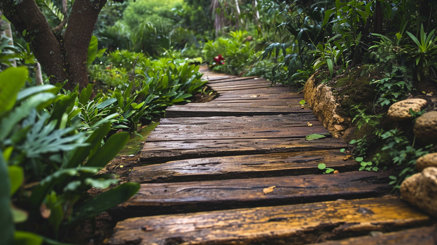 How to Install a Wooden Walkway