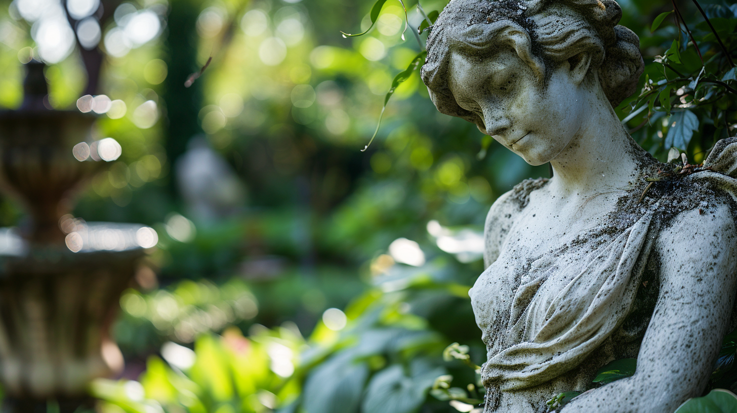 How to Repair a Chipped Garden Statue