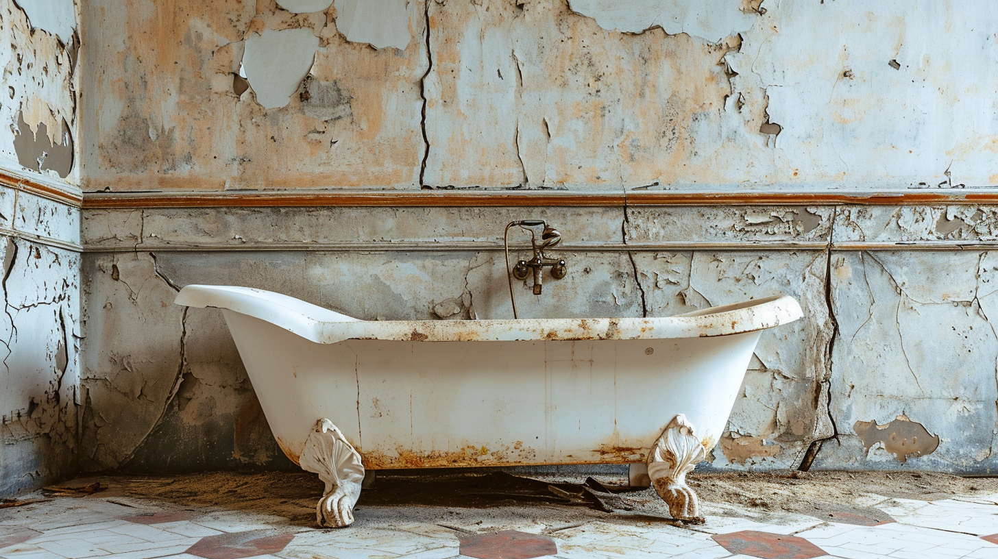 How to Repair a Cracked Bathtub