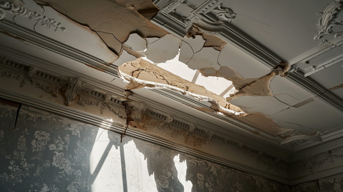 How to Repair a Cracked Plaster Ceiling