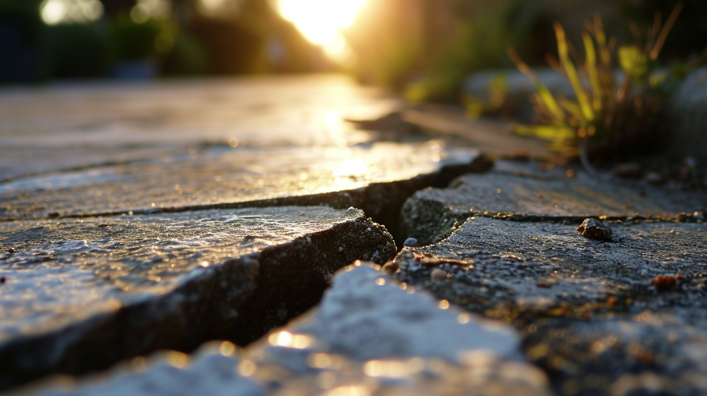 How to Repair a Cracked Sidewalk