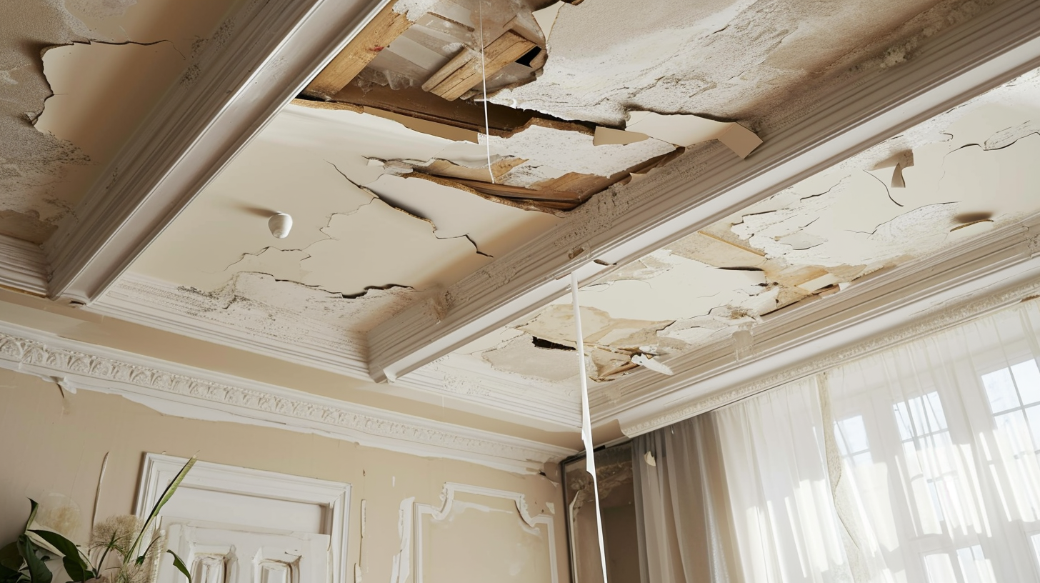 How to Repair a Water-Damaged Ceiling